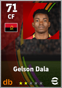 Gelson Dala eFootball player card