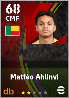 Mattéo Ahlinvi — CMF, OVR 68, MAX 68