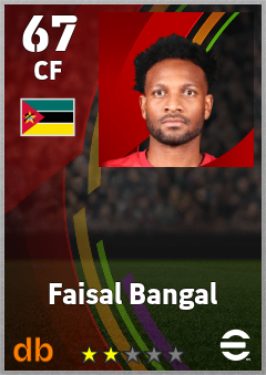 Faisal Bangal — CF, OVR 67, MAX 67