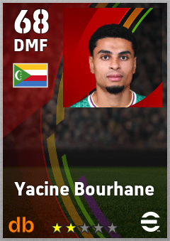 Yacine Bourhane eFootball player card