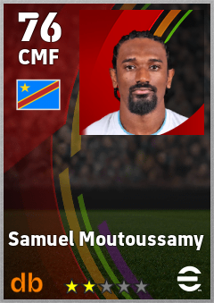 Samuel Moutoussamy — CMF, OVR 76, MAX 76