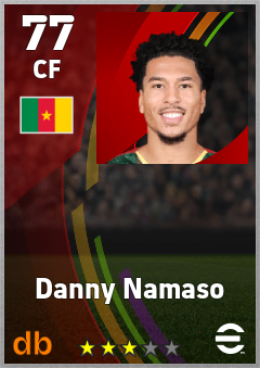 Danny Namaso — CF, OVR 77, MAX 77