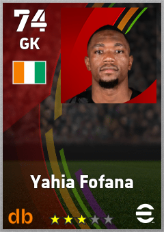 Yahia Fofana eFootball player card