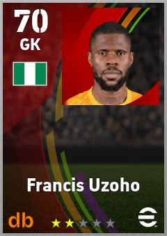 Francis Uzoho eFootball player card