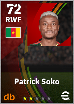 Patrick Soko eFootball player card