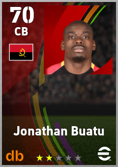 Jonathan Buatu eFootball player card