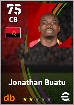 Jonathan Buatu — CB, OVR 75, MAX 75