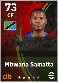 Mbwana Samatta eFootball player card