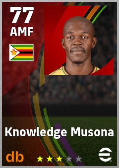 Knowledge Musona — AMF, OVR 77, MAX 77