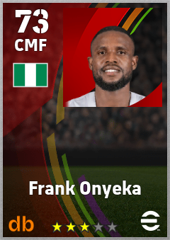 Frank Onyeka eFootball player card