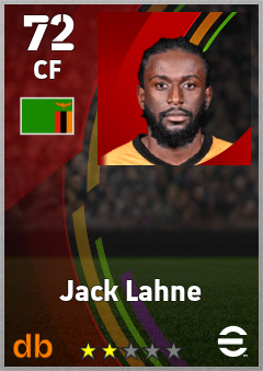 Jack Lahne — CF, OVR 72, MAX 72