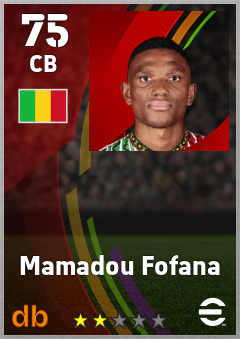 Mamadou Fofana — CB, OVR 75, MAX 75