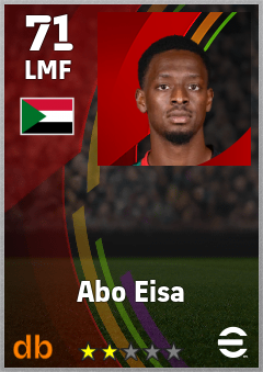 Abo Eisa — LMF, OVR 71, MAX 71