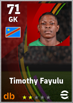 Timothy Fayulu — GK, OVR 71, MAX 71