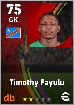 Timothy Fayulu — GK, OVR 75, MAX 75