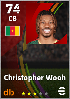 Christopher Wooh eFootball player card