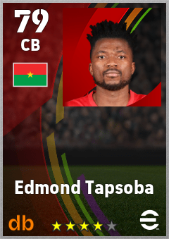 Edmond Tapsoba eFootball player card