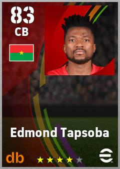 Edmond Tapsoba — CB, OVR 83, MAX 83