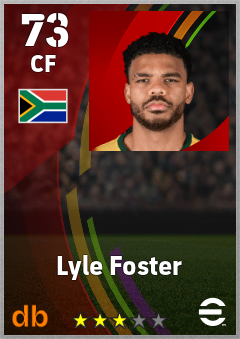 Lyle Foster eFootball player card
