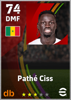 Pathé Ciss eFootball player card