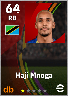 Haji Mnoga — RB, OVR 64, MAX 64