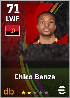 Chico Banza — LWF, OVR 71, MAX 71