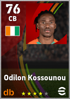 Odilon Kossounou eFootball player card