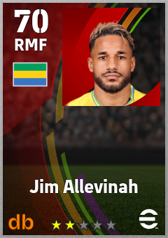 Jim Allevinah eFootball player card