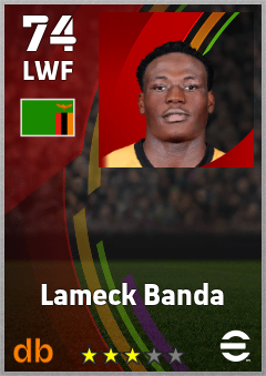 Lameck Banda eFootball player card