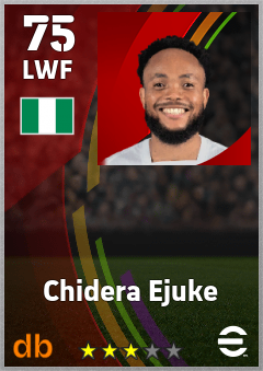 Chidera Ejuke eFootball player card