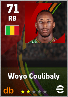 Woyo Coulibaly — RB, OVR 71, MAX 71