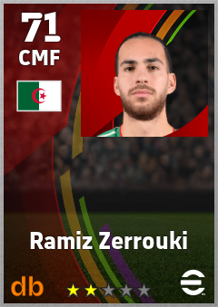 Ramiz Zerrouki eFootball player card