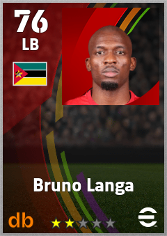 Bruno Langa — LB, OVR 76, MAX 76