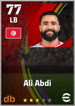 Ali Abdi — LB, OVR 77, MAX 77