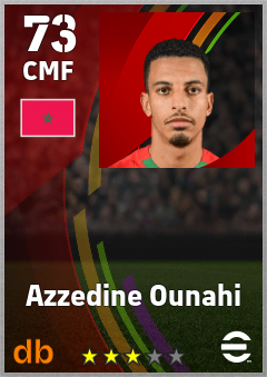 Azzedine Ounahi eFootball player card