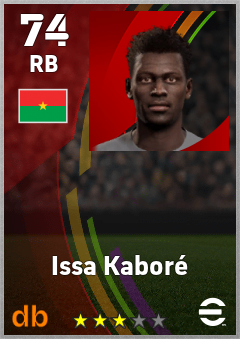 Issa Kaboré eFootball player card