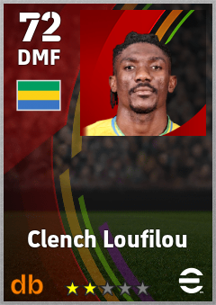 Clench Loufilou — DMF, OVR 72, MAX 72