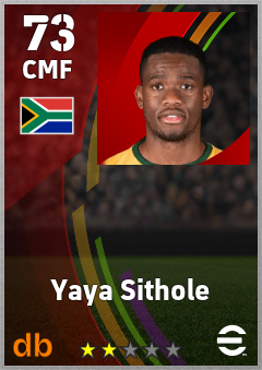Yaya Sithole — CMF, OVR 73, MAX 73