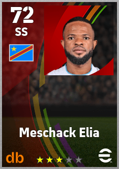 Meschack Elia eFootball player card