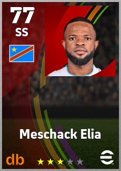 Meschack Elia — SS, OVR 77, MAX 77