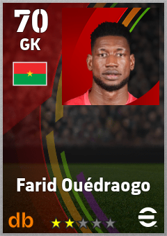 Farid Ouédraogo eFootball player card
