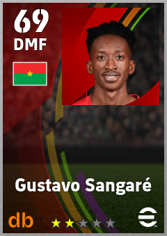Gustavo Sangaré — DMF, OVR 69, MAX 69