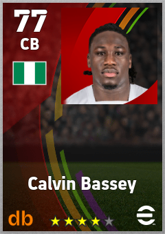 Calvin Bassey eFootball player card