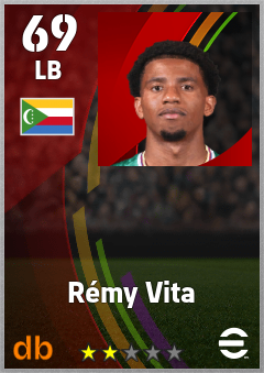 Rémy Vita — LB, OVR 69, MAX 69