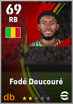 Fodé Doucouré eFootball player card