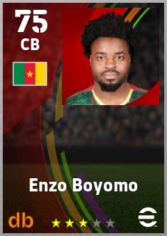 Enzo Boyomo eFootball player card