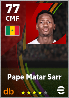 Pape Matar Sarr eFootball player card