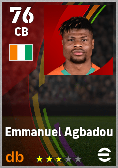 Emmanuel Agbadou eFootball player card