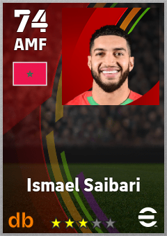Ismael Saibari eFootball player card