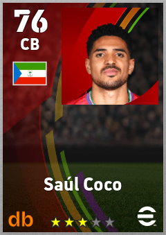 Saúl Coco eFootball player card